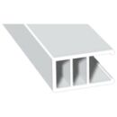 Flügelprofil 20x35x6000mm Weiß