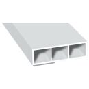Kammerprofil 50x15x6000mm SK oN Weiß