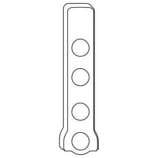 Abdeckkappe EL O MB silber K100
