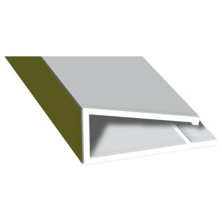 Verkl.profil 46x20x6000mm SK Weiß