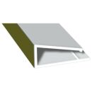 Verkl.profil 46x20x6000mm SK Weiß