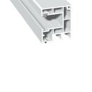 RF 40x47x6000mm Weiß 1 graue Bürste LOSE
