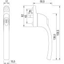 greenteQ FG50.S.ZD weiss abs 10/40 M5x45