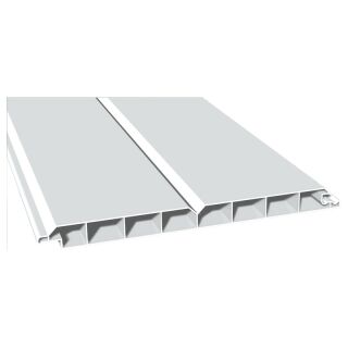 Nut-u.Federp. 200x17x6000mm Weiß PVC HS