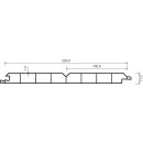 Nut-u.Federp. 200x17x6000mm Weiß PVC HS