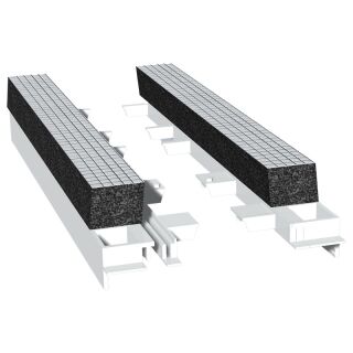 Adapter 260mm Weiß mit 20mm Flex-Schaum