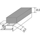 Adapter 260mm Weiß mit 20mm Flex-Schaum