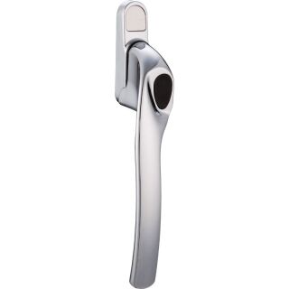 greenteQ Fenstergriff auf schmaler Rosette FG50.V.ZD PVD chrom poliert re HB13/35