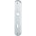 Hoppe ZT-Langschild 273P RHF OB 72 F1 Aluminium silberfarben 2800159