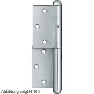 BAKA H 160 Aufschraubband  Verzinkt  HC4/1