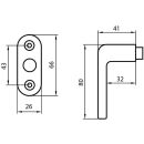 Fensterolive RF 1/2 o.Stift F1 HB11/122