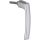 Steckgriff Harmony 43 mm Stift silber