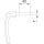 Steckgriff Harmony 43 mm Stift silber