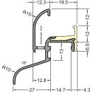 Regenschiene Kocher 29/27 F-TXL EV1 VE60