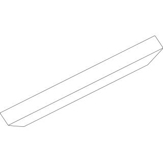 Geze OL 90N Abdeckprofil 3000 mm ws/9016
