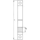 Vierkantstange 10x10x1250 mm eins gel vz