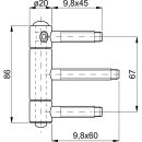 Herkula Türband 20er NK 3-tlg FIX SM ver