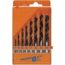 Holzspiralbohrersatz 3-10 mm 8-tlg
