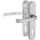 greenteQ Haustür Aussenschild Drücker DG48.S216.AL.NS.AU PZ 92 F1silber HB13/30