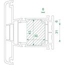 greenteQ Füllstück 30x43x1000 mm befräst