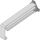 Gleitabschluss MF4 320 mm silber ls