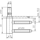 VARIANT V 3400 WF HV Stop Vernickelt