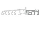 greenteQ Schwelle TB85 EV1/grau o.Deckel