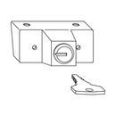 Drehsp. m. Schließzyl.2W145 Ral 8019 K50