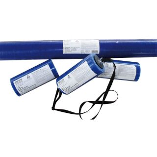Secura selbstklebende Glasschutzfolie sk 500 mm blau (Ro=100m) Lieferumfang 1 Rolle 500 mm breit 100 m länge