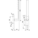 HOPPE Hebe-Schiebe-Halbgarnitur HAMBURG HS-0700/431N-AS...