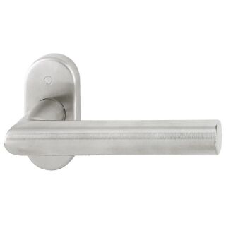 Hoppe Metalltürdrücker Amsterdam Edelstahl ZT-Lochteil E1400F/55 8 mm F69 557820