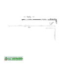 Siegenia Scherenarm AX 34/13 D8 Gr 5 TS ls K25