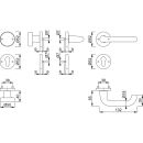 Hoppe ZT-Wechselgrt Paris 58/42KV/42KVS/138L RHF+SS 3389251