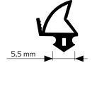 Renovierungsdichtung 4189 schwarz L25mtr