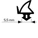 Renovierungsdichtung 4314 schwarz L25mtr