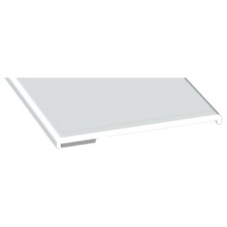 Q ROLLE Flachpr. 40x2,5/1,5mm SK Weiß