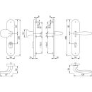 HOPPE Schutz-Wechselgarnitur VERONA *86G/3332ZA/3310/1510* ES1 Kat.3 3668410
