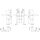 Hoppe Schutzgarnitur Paris ZT-Schutzgrt 138L/3331/3310 SST ES1 PZ 3665008