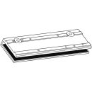 KLEMMPLATTE GANZGLAS SILBERF.  TS 3000 V