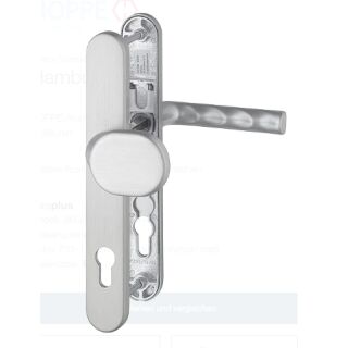 Hoppe Hamburg Schmalrahmen Wechselgarnitur  Edelstahlfarben matt Ho H-SR-WG 86G/3357N/1700FAF31-1PZ92TS72 12171098