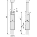 KWS Türfeststeller 1044 silb farb lack