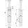 KWS Türfeststeller 1044 silb farb lack