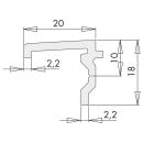 Wetterschenkel EP B20 Gr 450 EV1 Krt10