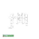 Hoppe Schutz Langschild Wechselgarnitur 86G/3332ZA/3310 ES1 oL F1 T67-77 12038453