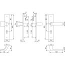 61G/2221/2210/1643 Garnitur HOPPE-Schnel