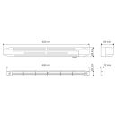 AEROMAT Midi HY 3F 42dB Ral 9016 K5