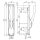 Türtreibriegel Porta 4160/13 silber elox