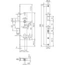 systeQ Panikschloss 1-flg Fkt E D30 L/R