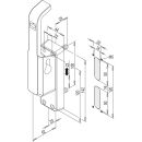 Türtreibriegel 982 PZ silb elox ls