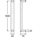 Türgriff ES 4025.1600 ug Edelstahl